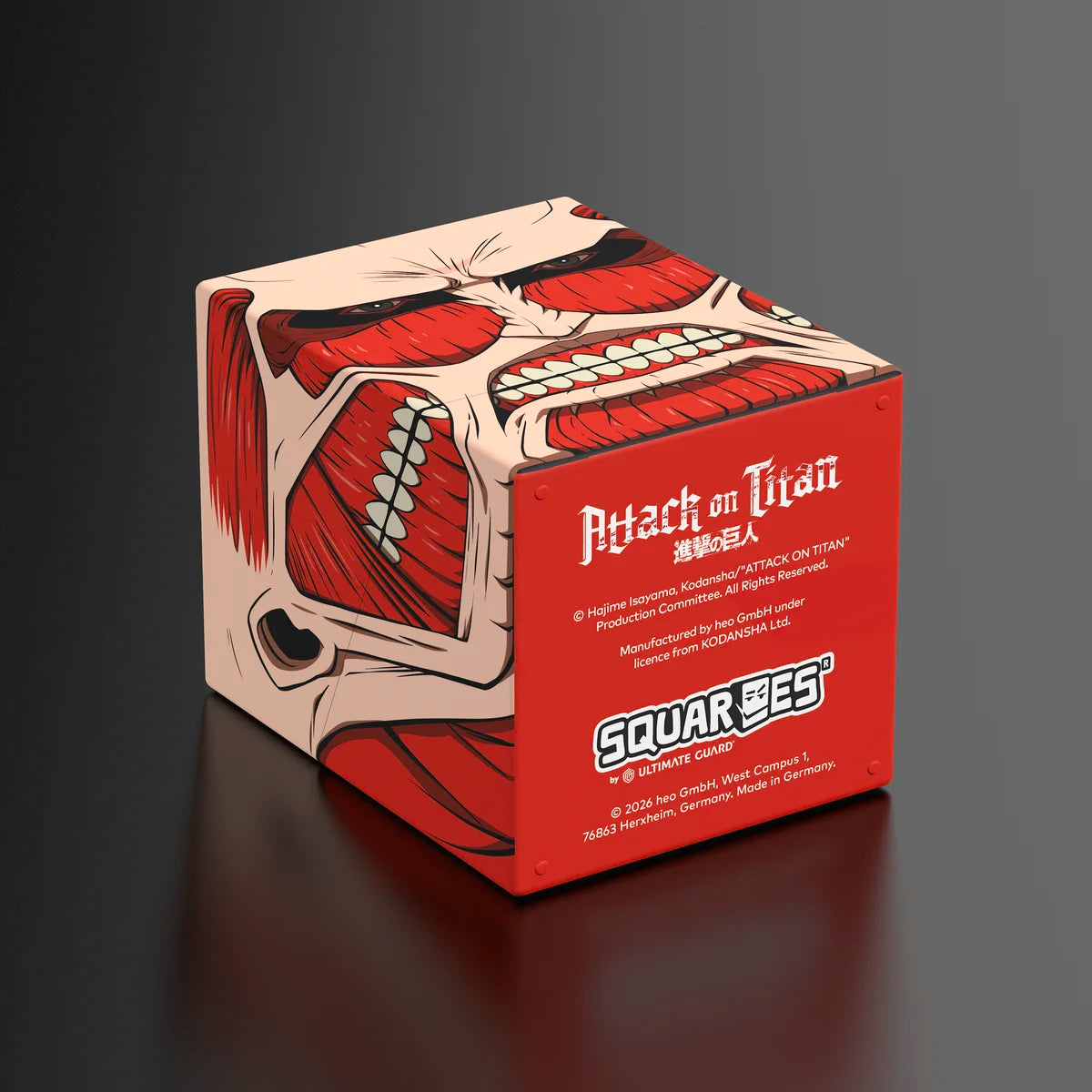 Ultimate Guard - Squaroes Boulder 100+ Deck Box Attack on Titan Colossal Titan