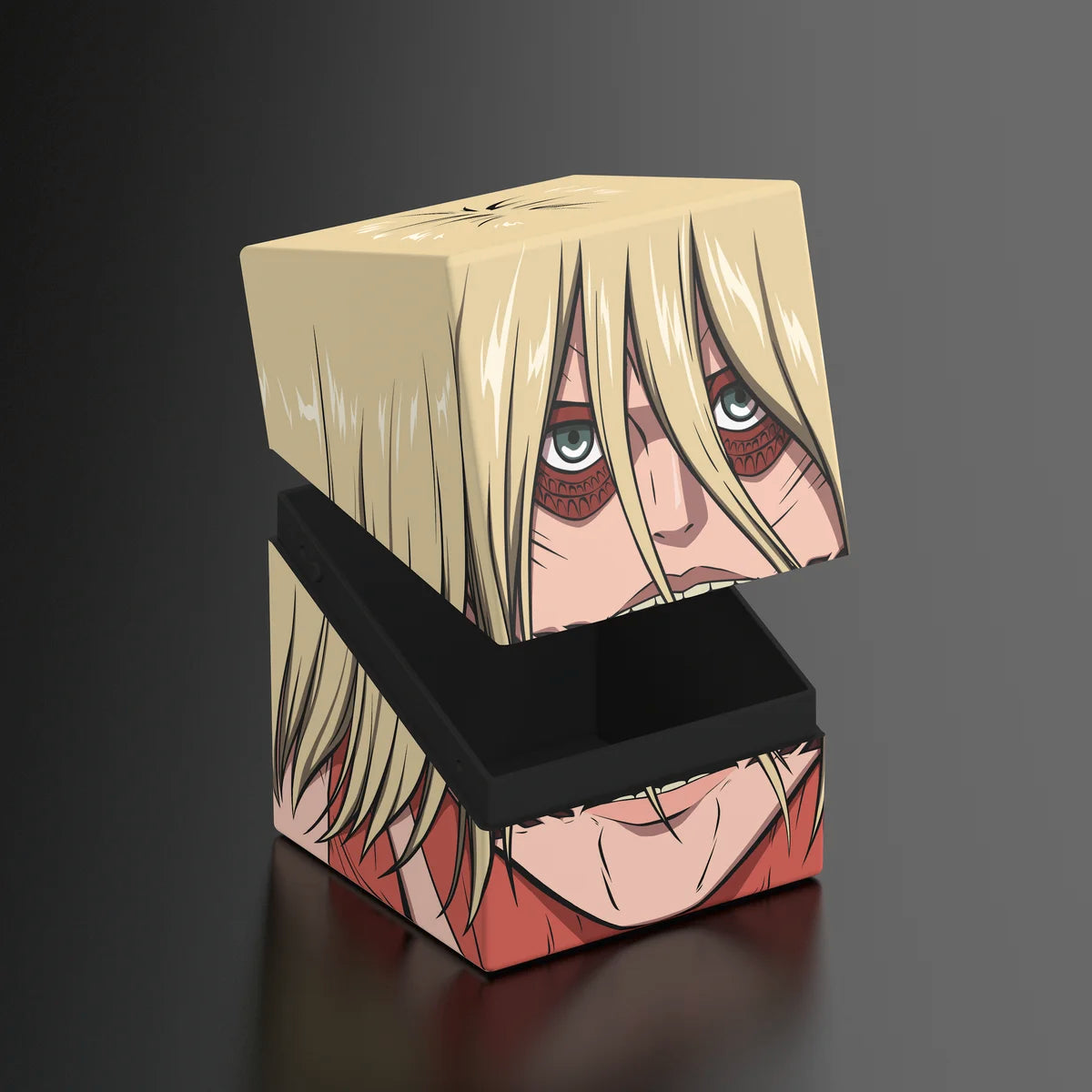 Ultimate Guard - Squaroes Boulder 100+ Deck Box Attack on Titan Female Titan