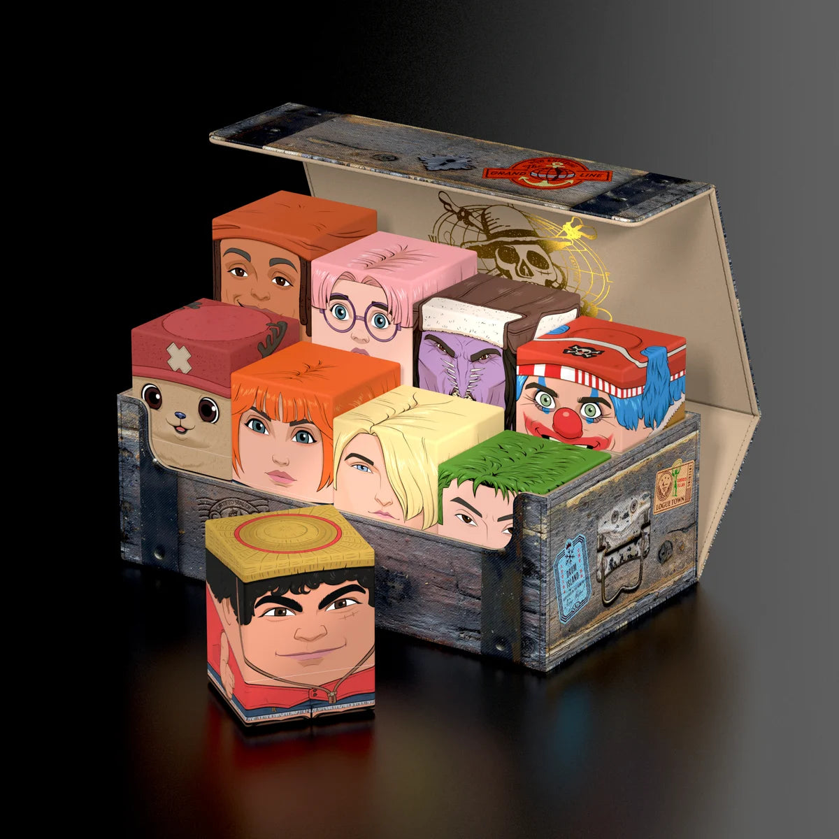Ultimate Guard - Squaroes Collectors Case 800 One Piece - Wooden Chest