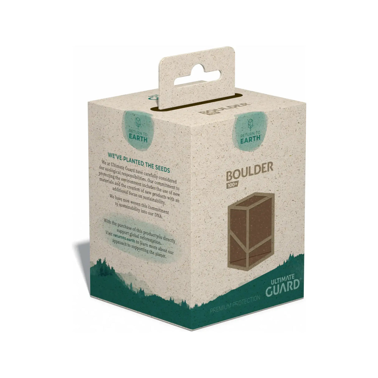 Ultimate Guard - RTE Boulder 100+ Deck Box - Brown