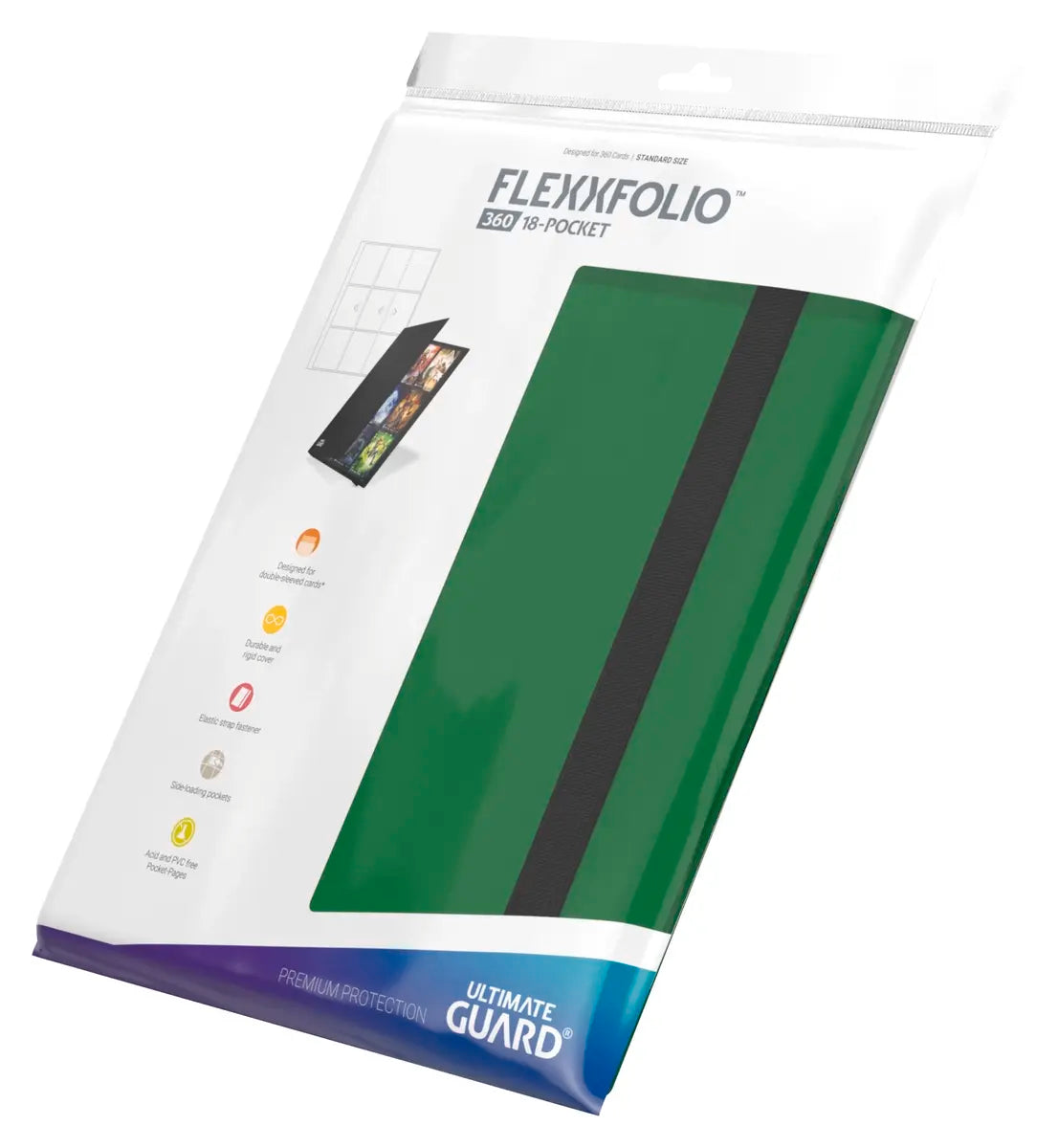 Ultimate Guard – Flexxfolio 360 18-Pocket (Green) – Raccoglitore