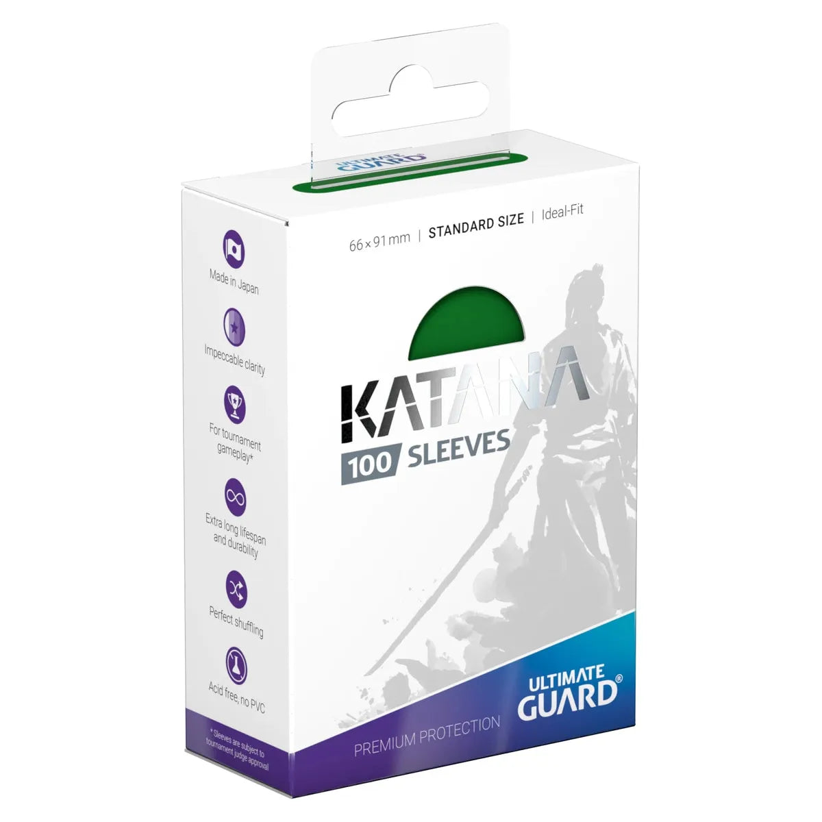 Ultimate Guard - Katana Sleeves Green (100)
