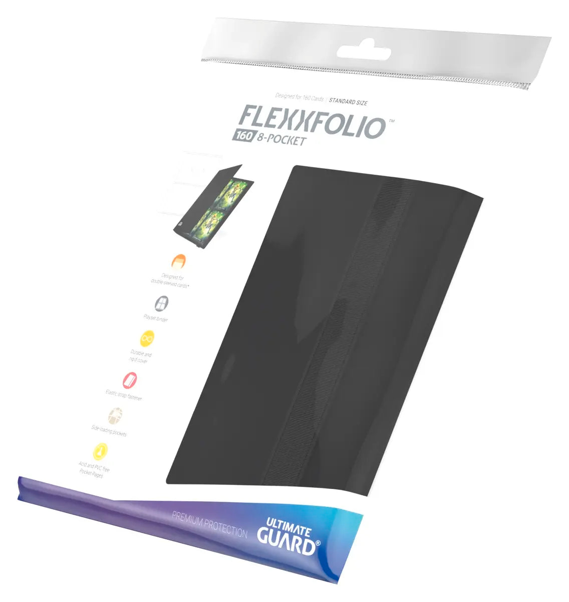 Ultimate Guard – Flexxfolio 160 8-Pocket (Black) – Raccoglitore