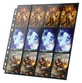 Ultimate Guard - 24 Pocket Side-Loading Pages (10 Fogli) Black - Pagine per Raccoglitori TCG