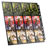 Ultimate Guard - 24 Pocket Side-Loading Pages (10 Fogli) Black - Pagine per Raccoglitori TCG