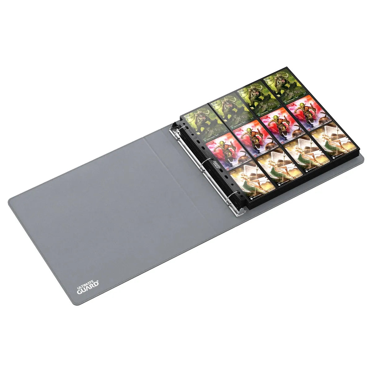 Ultimate Guard - Collector's Album QuadRow Slim Black - Raccoglitore ad Anelli per Carte