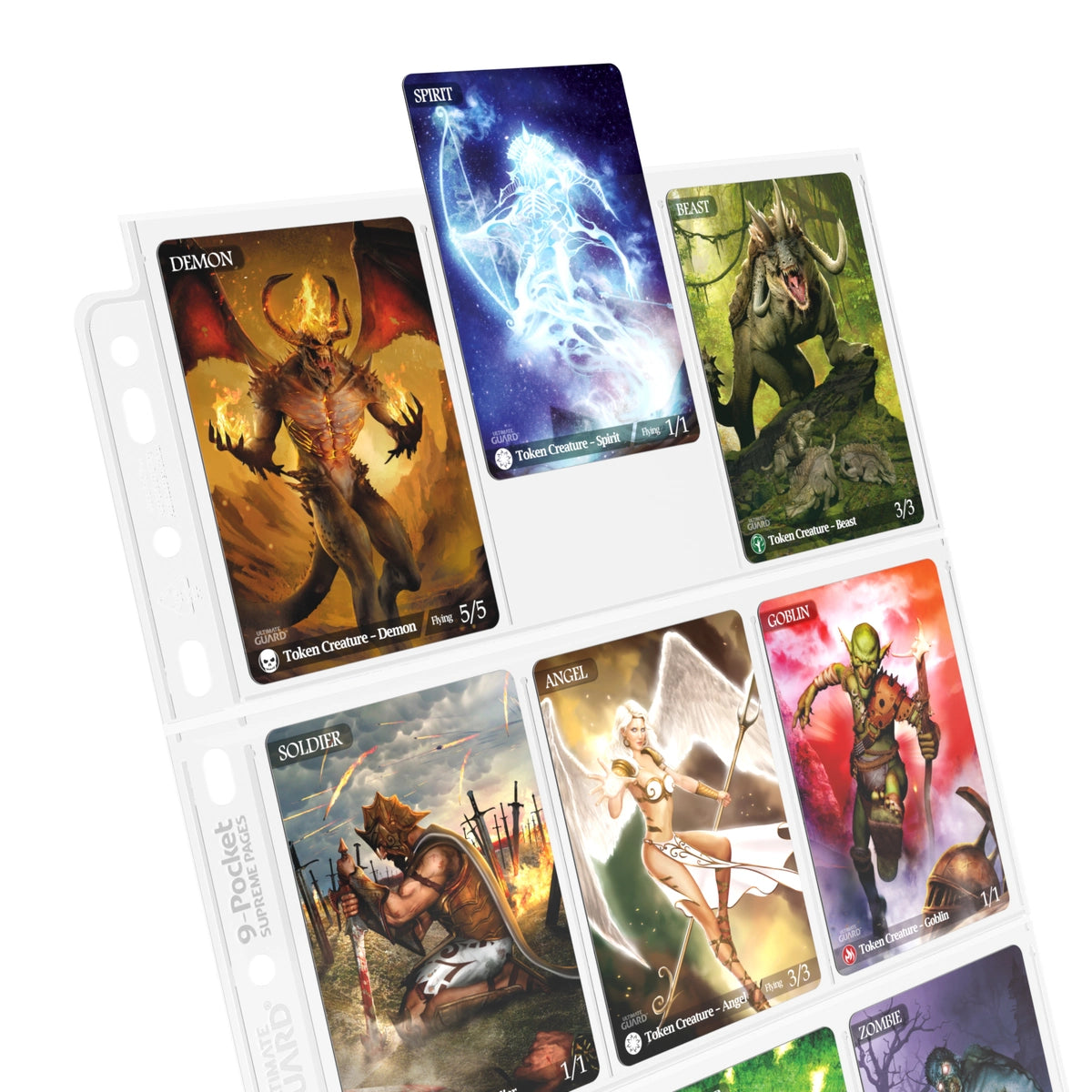 Ultimate Guard - 18-Pocket Top-Loading Pages (100 Fogli) Trasparenti - Pagine per Raccoglitori TCG