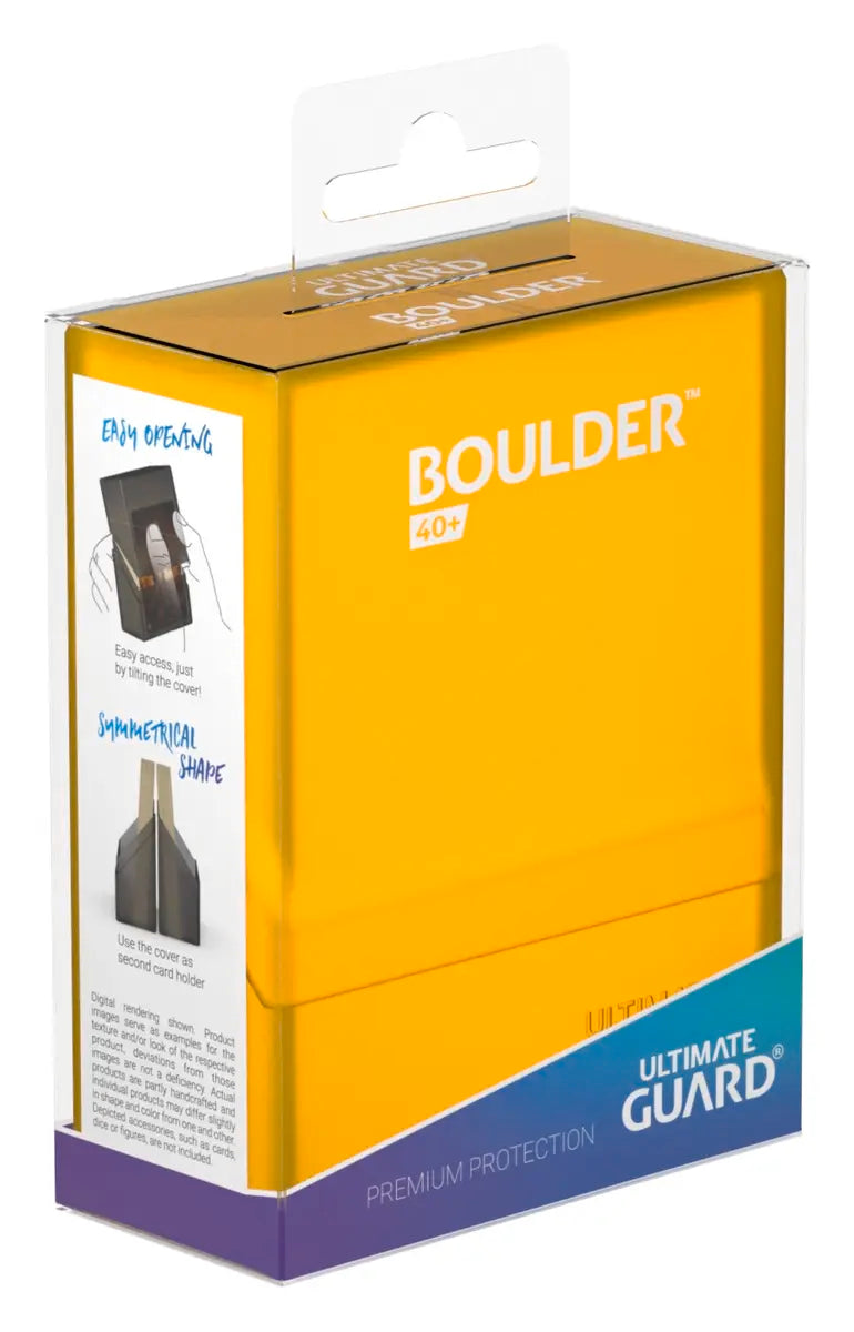 Ultimate Guard - Boulder 40+ Deck Box - Amber