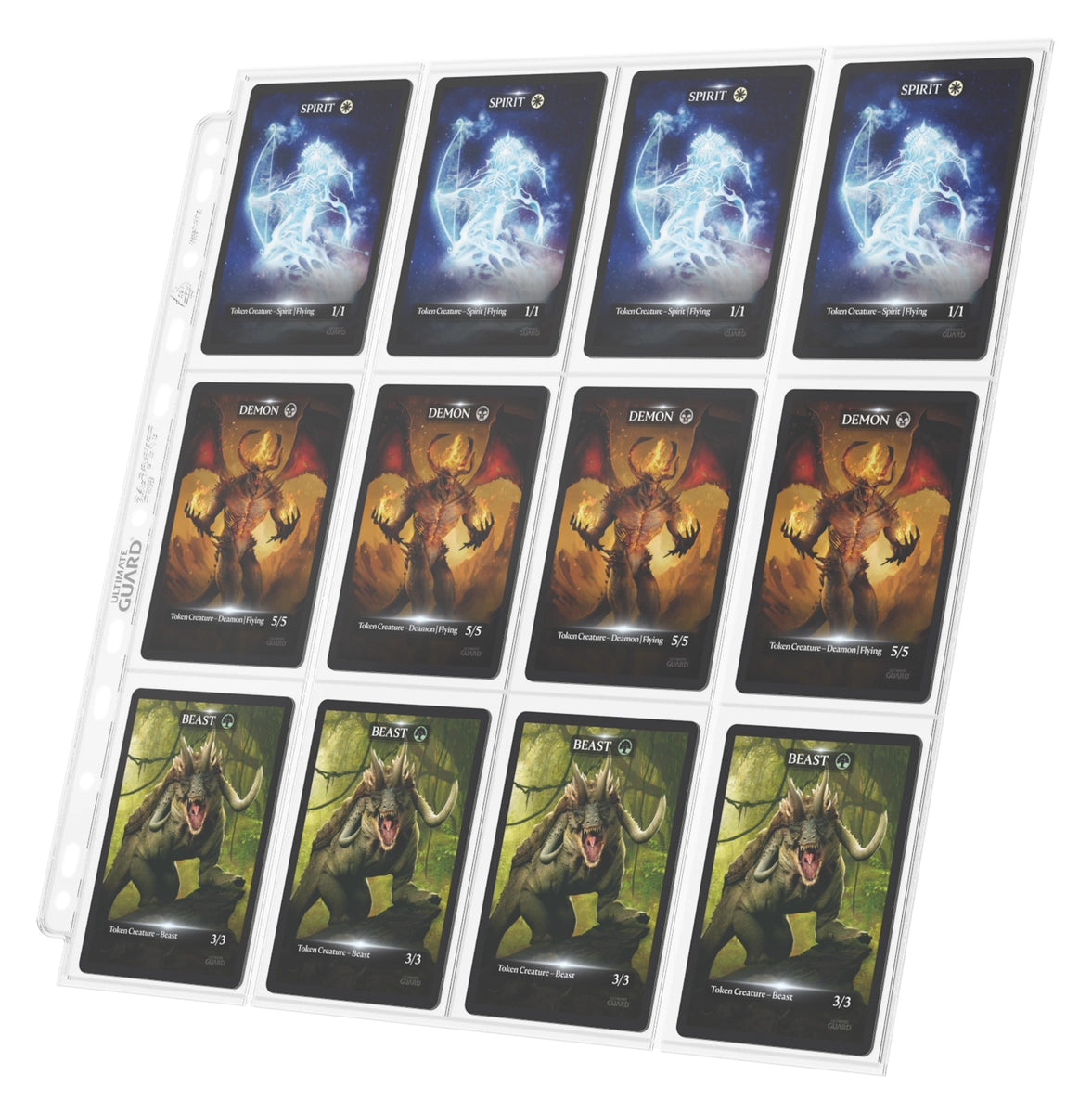 Ultimate Guard - 24 Pocket Side-Loading Pages (10 Fogli) Transparent - Pagine per Raccoglitori TCG