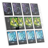 Ultimate Guard - 24 Pocket Side-Loading Pages (10 Fogli) Transparent - Pagine per Raccoglitori TCG