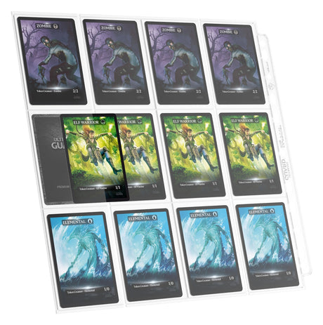 Ultimate Guard - 24 Pocket Side-Loading Pages (10 Fogli) Transparent - Pagine per Raccoglitori TCG