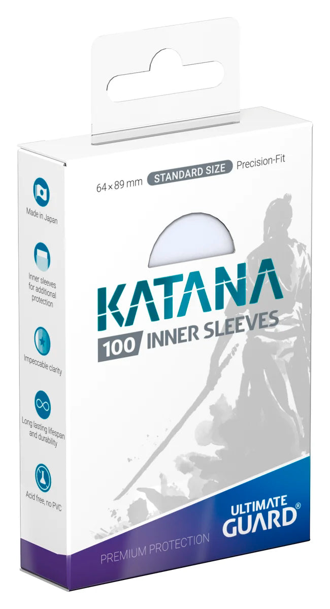 Ultimate Guard Katana Inner Sleeves – Perfect Size Standard  – Confezione da 100
