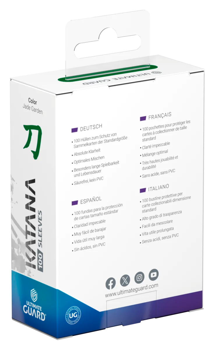 Ultimate Guard - Katana Sleeves Jade Garden (100)