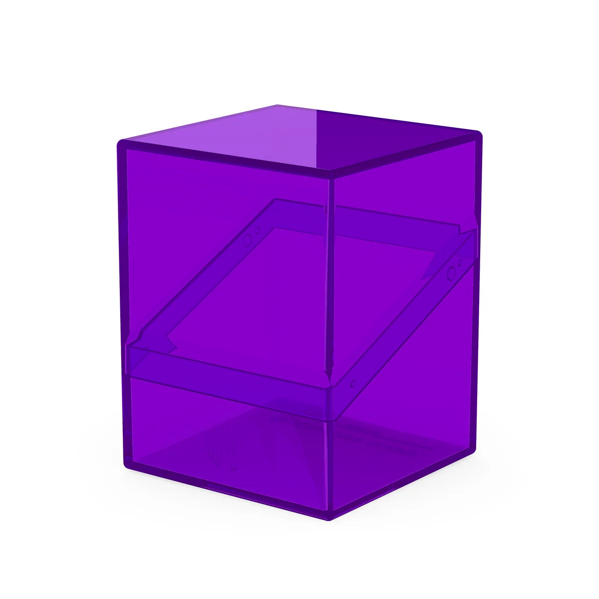 Ultimate Guard - Boulder 100+ Deck Box Clear Amethyst
