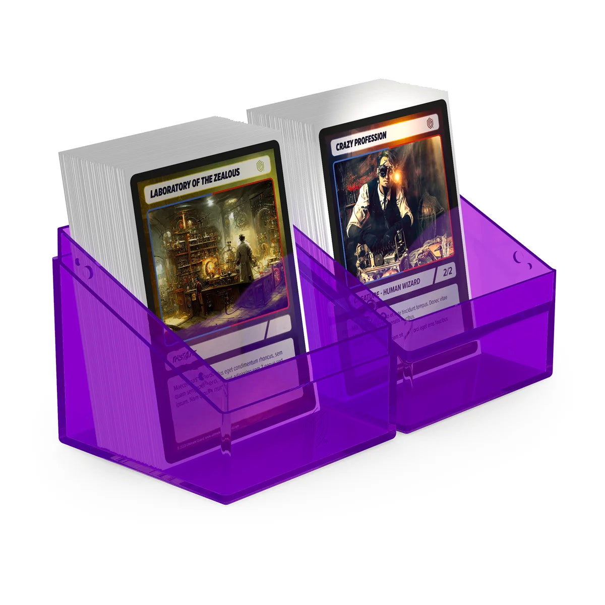 Ultimate Guard - Boulder 100+ Deck Box Clear Amethyst