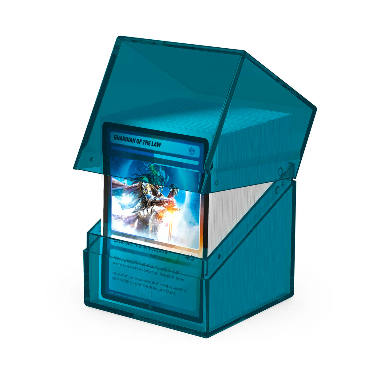 Ultimate Guard - Boulder 100+ Deck Box Clear Malachite