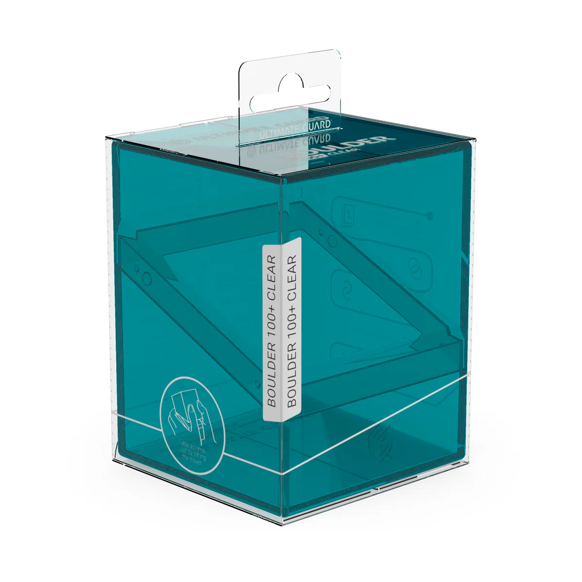 Ultimate Guard - Boulder 100+ Deck Box Clear Malachite