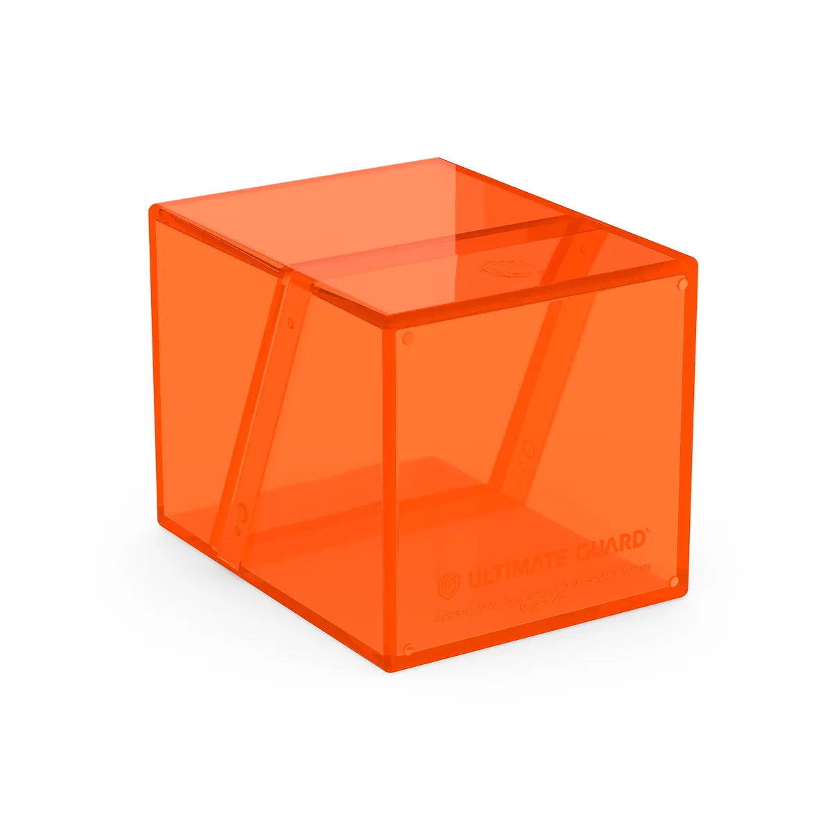 Ultimate Guard - Boulder 100+ Deck Box Clear Poppy Topaz