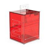 Ultimate Guard - Boulder 100+ Deck Box Clear Ruby