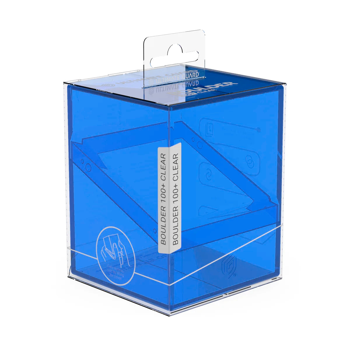 Ultimate Guard - Boulder 100+ Deck Box Clear Sapphire