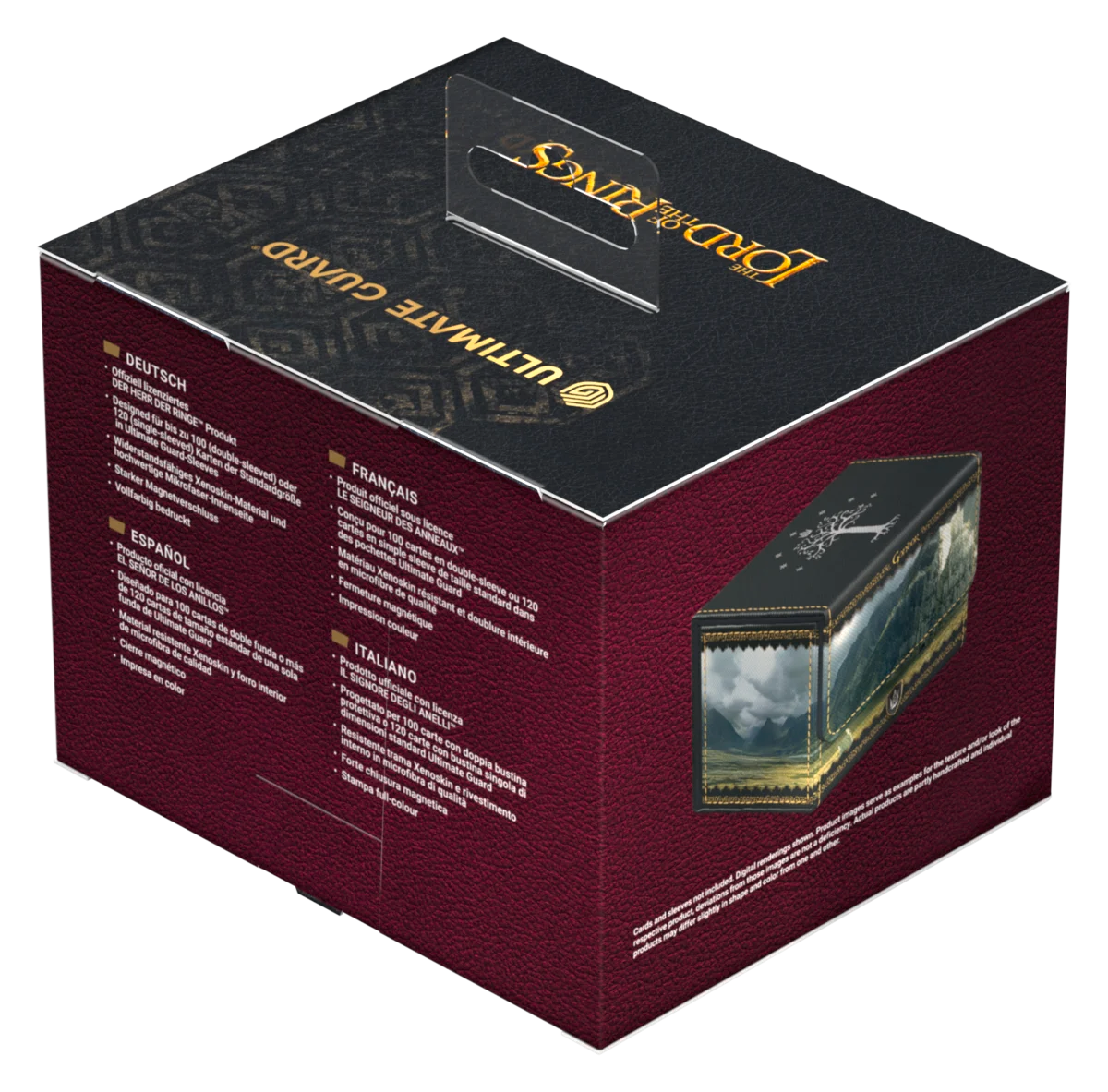 Ultimate Guard – Sidewinder 100+ Xenoskin Deck Box - The Lord of the Rings "Places of Middle-earth" - Gondor