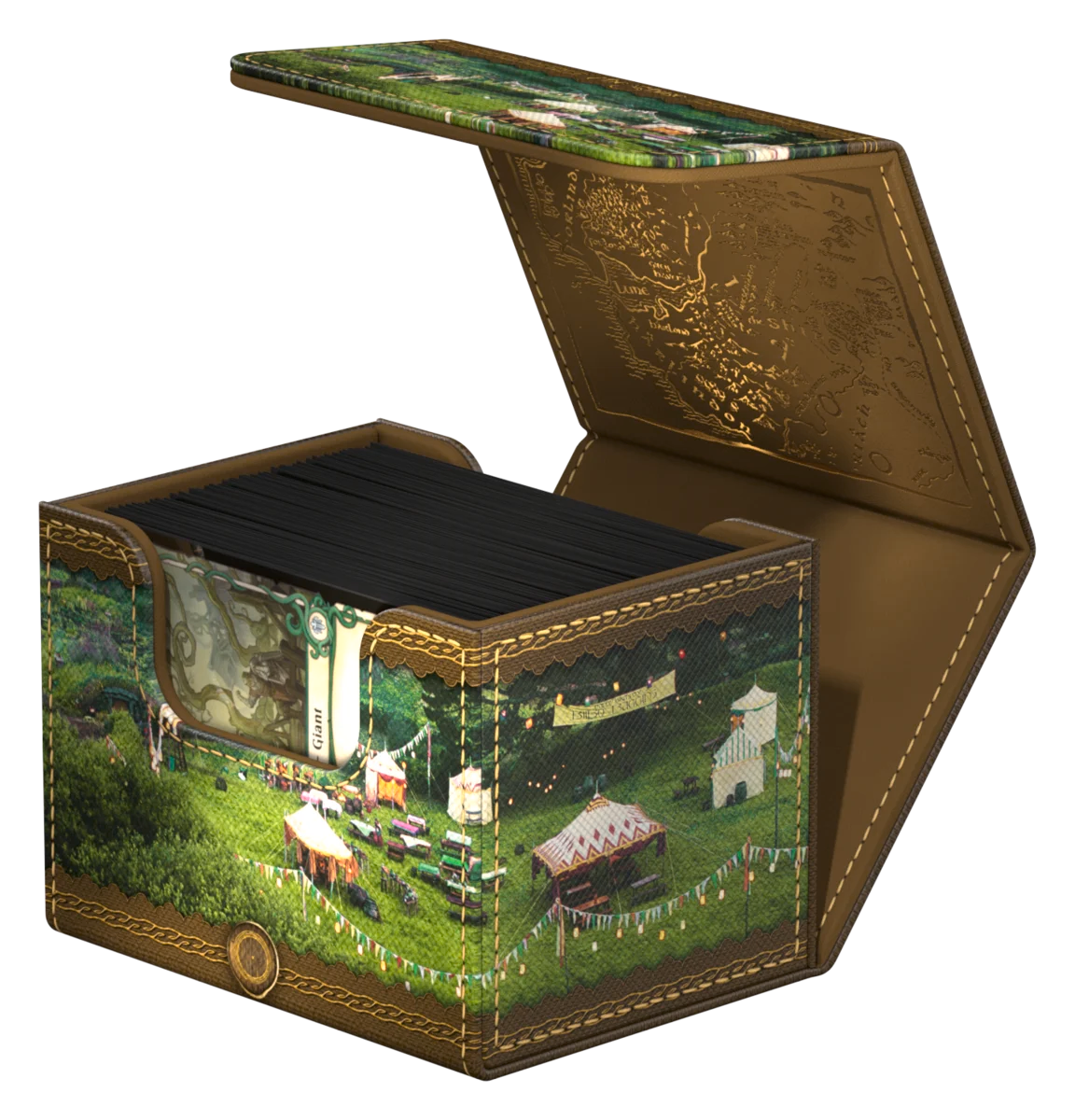 Ultimate Guard – Sidewinder 100+ Xenoskin Deck Box - The Lord of the Rings "Places of Middle-earth" - The Shire