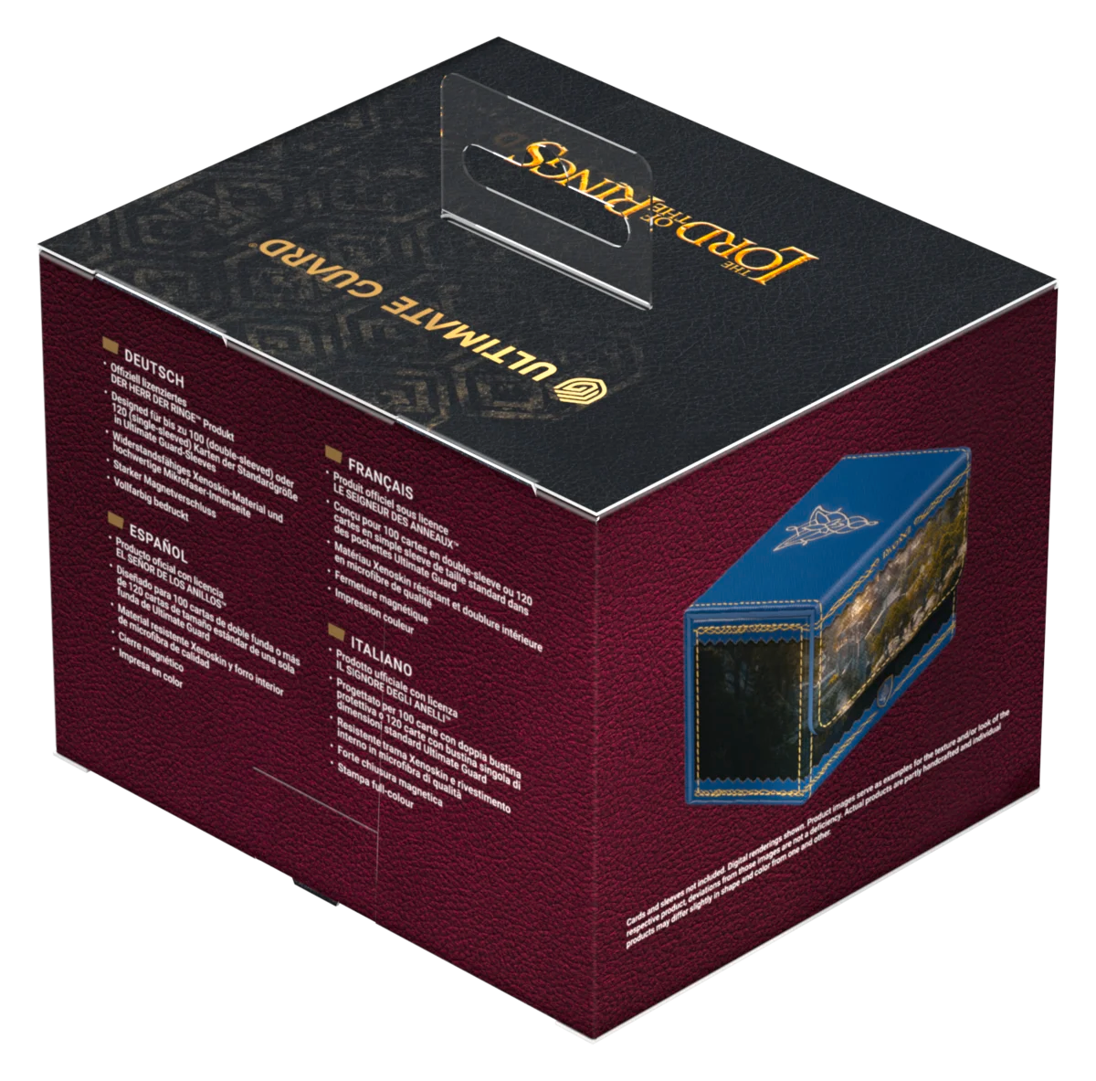 Ultimate Guard – Sidewinder 100+ Xenoskin Deck Box - The Lord of the Rings "Places of Middle-earth" - Rivendell