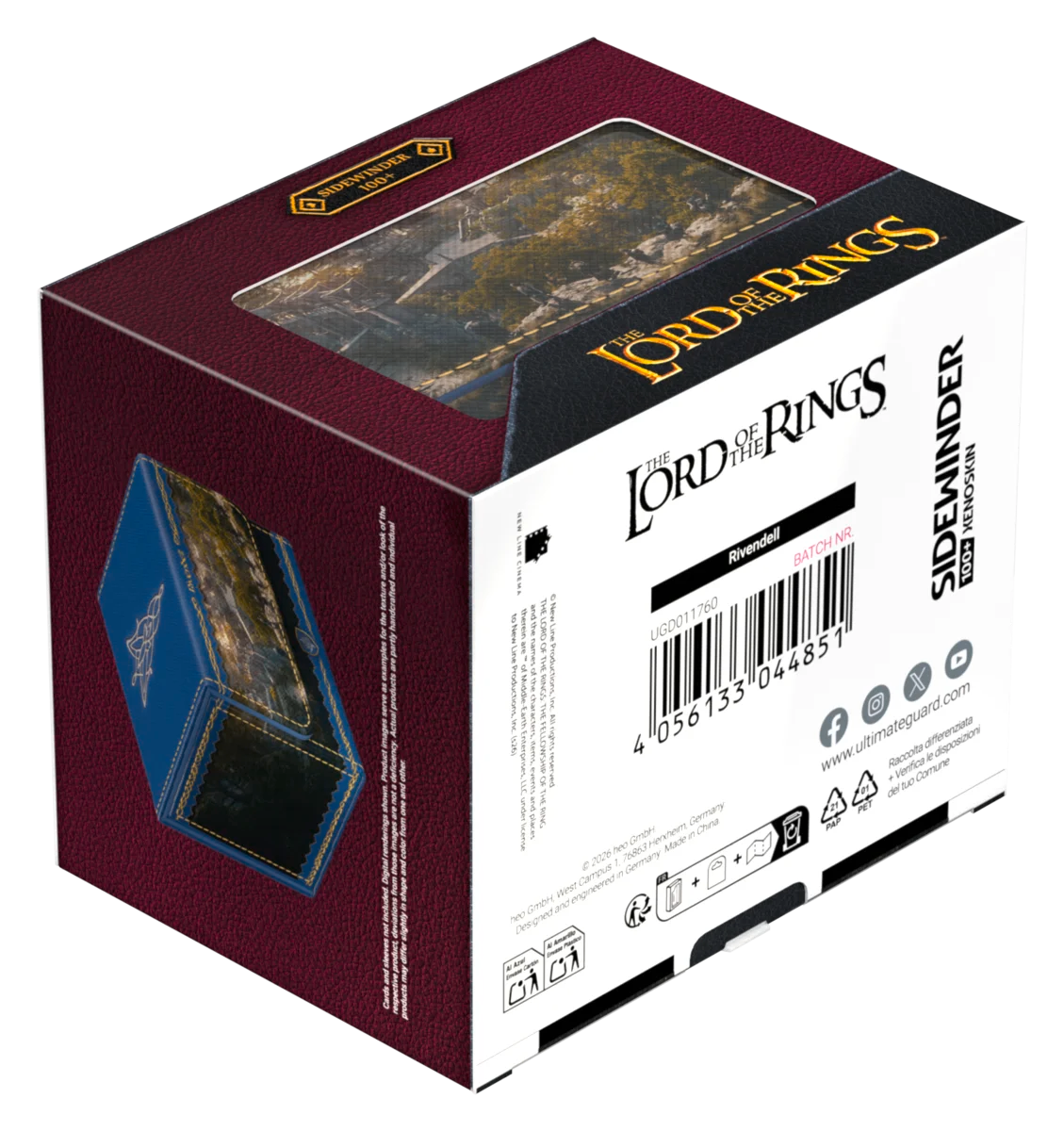 Ultimate Guard – Sidewinder 100+ Xenoskin Deck Box - The Lord of the Rings "Places of Middle-earth" - Rivendell