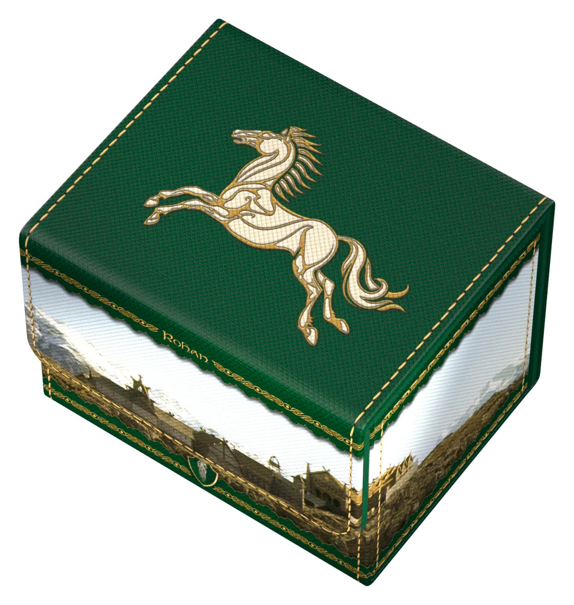 Ultimate Guard – Sidewinder 100+ Xenoskin Deck Box - The Lord of the Rings "Places of Middle-earth" - Rohan