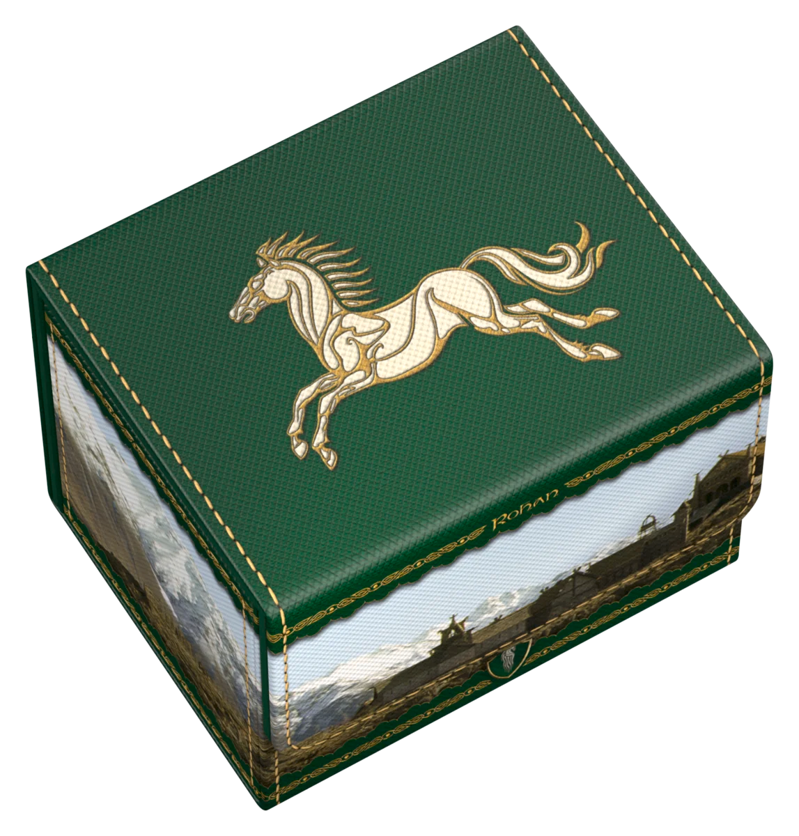 Ultimate Guard – Sidewinder 100+ Xenoskin Deck Box - The Lord of the Rings "Places of Middle-earth" - Rohan