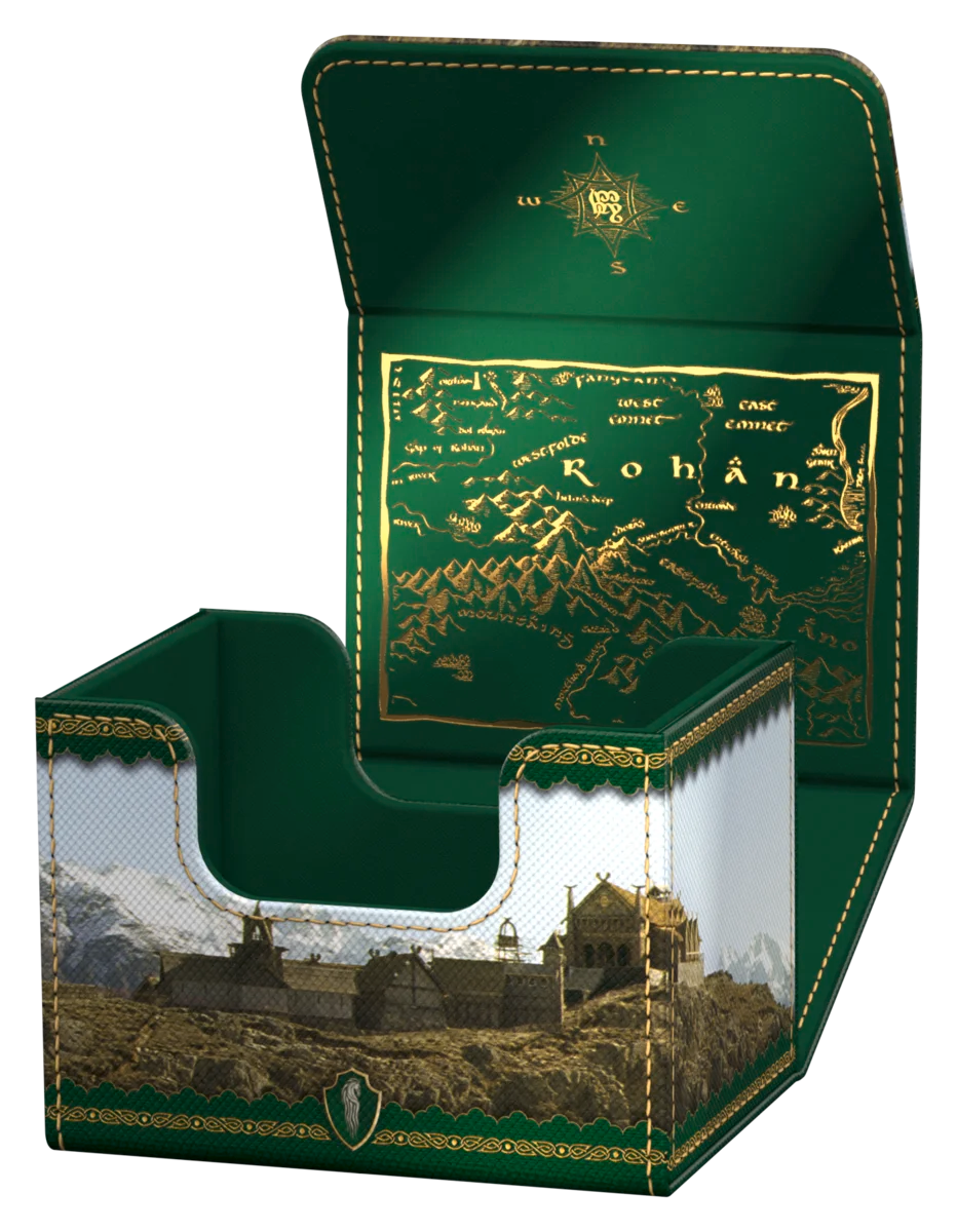 Ultimate Guard – Sidewinder 100+ Xenoskin Deck Box - The Lord of the Rings "Places of Middle-earth" - Rohan