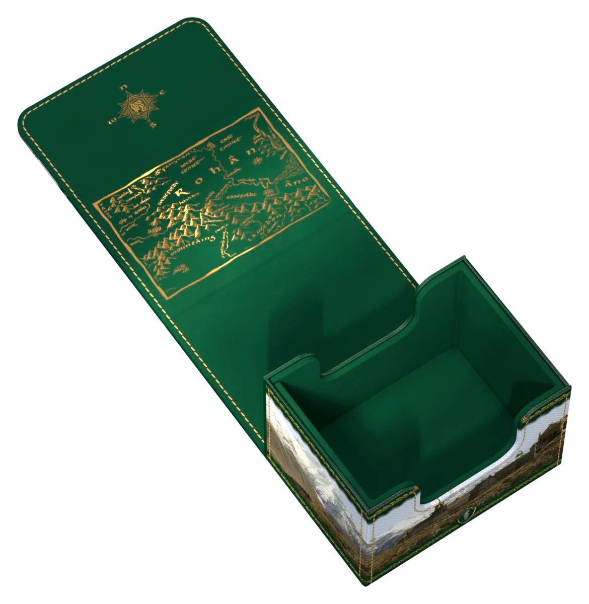 Ultimate Guard – Sidewinder 100+ Xenoskin Deck Box - The Lord of the Rings "Places of Middle-earth" - Rohan