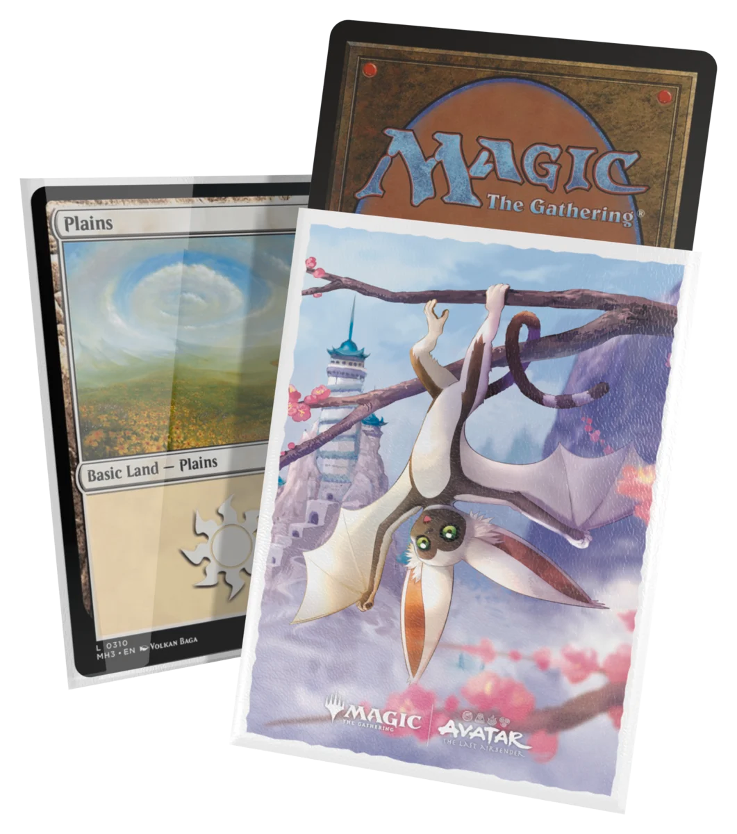 Ultimate Guard – Art Sleeves Standard Size (100) – Avatar: The Last Airbender – Momo, Rambunctious Rascal