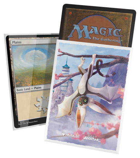 Ultimate Guard – Art Sleeves Standard Size (100) – Avatar: The Last Airbender – Momo, Rambunctious Rascal