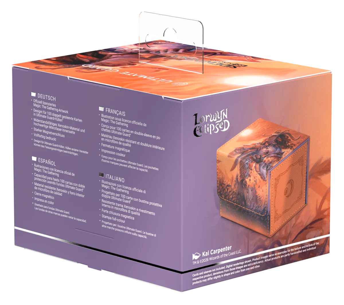 Ultimate Guard – Sidewinder 100+ Xenoskin MTG | Lorwyn Eclipsed – Rhys, the Evermore – Deck Box