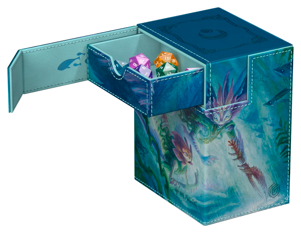 Ultimate Guard – Flip'n'Tray 133+ Xenoskin MTG | Lorwyn Eclipsed – Silvergill Mentor – Deck Box