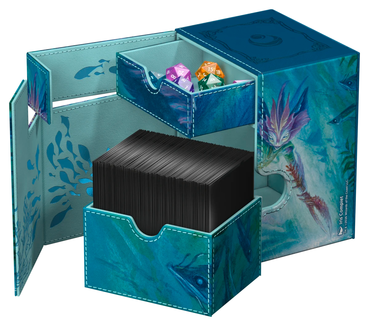Ultimate Guard – Flip'n'Tray 133+ Xenoskin MTG | Lorwyn Eclipsed – Silvergill Mentor – Deck Box