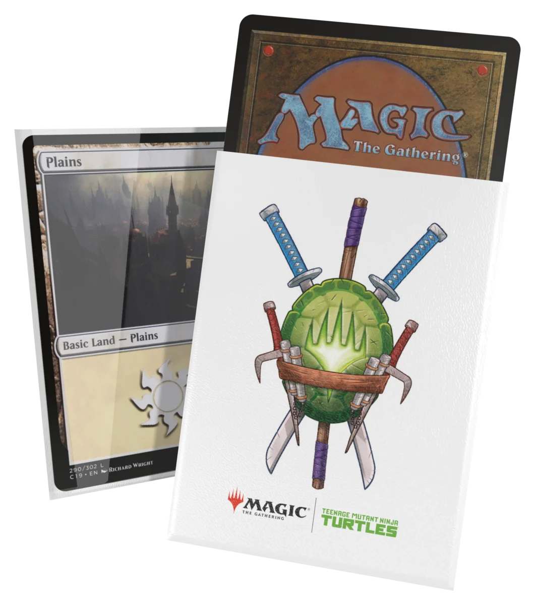 Ultimate Guard – Art Sleeves Standard Size (100) – Magic: The Gathering | Teenage Mutant Ninja Turtles - Turtle Planeswalker Symbol