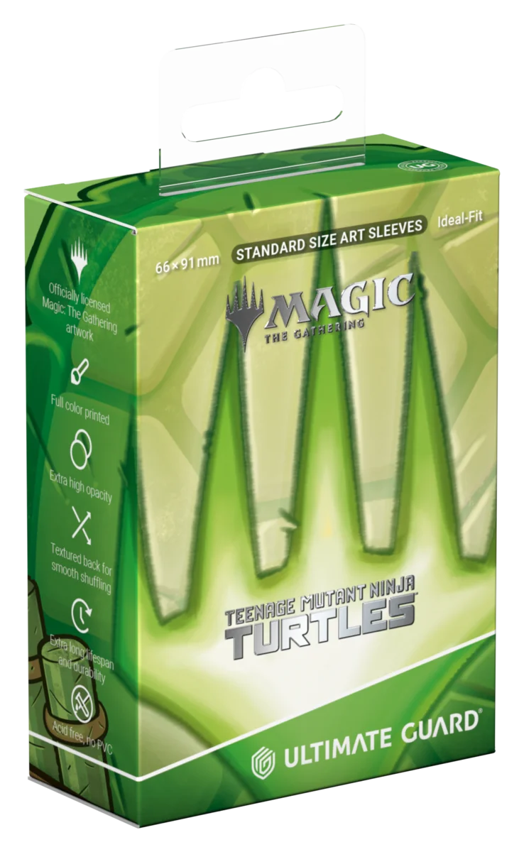 Ultimate Guard – Art Sleeves Standard Size (100) – Magic: The Gathering | Teenage Mutant Ninja Turtles - Turtle Planeswalker Symbol
