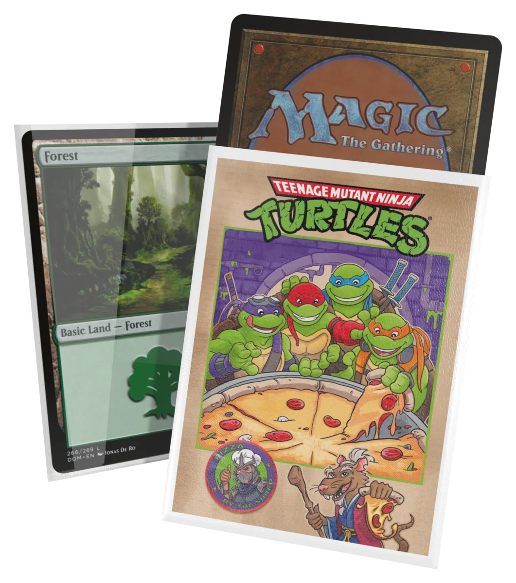 Ultimate Guard – Art Sleeves Standard Size (100) – Magic: The Gathering | Teenage Mutant Ninja Turtles - Pizza Box