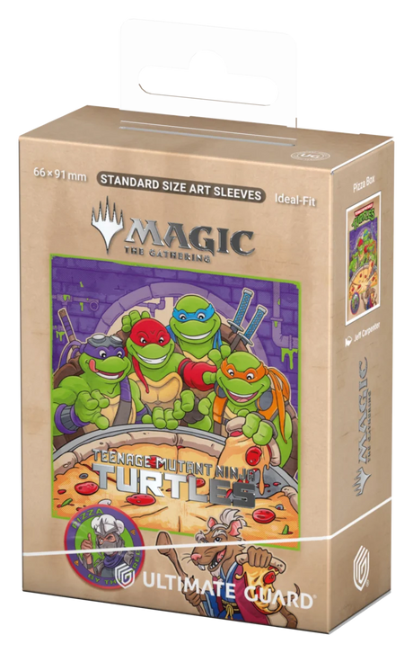 Ultimate Guard – Art Sleeves Standard Size (100) – Magic: The Gathering | Teenage Mutant Ninja Turtles - Pizza Box