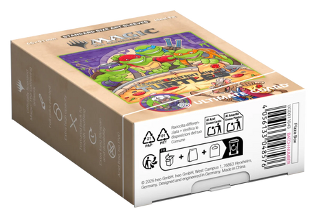 Ultimate Guard – Art Sleeves Standard Size (100) – Magic: The Gathering | Teenage Mutant Ninja Turtles - Pizza Box