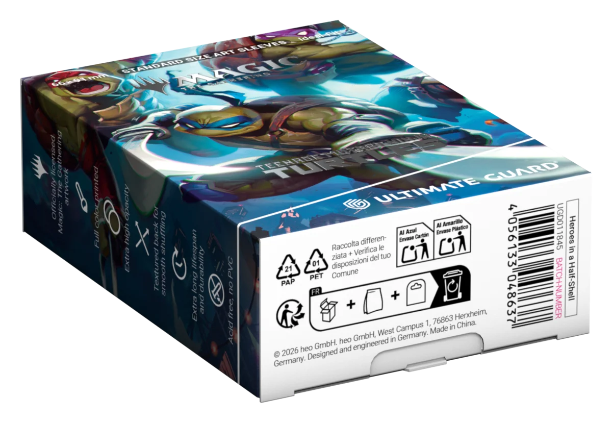 Ultimate Guard – Art Sleeves Standard Size (100) – Magic: The Gathering | Teenage Mutant Ninja Turtles - Heroes in a Half Shell