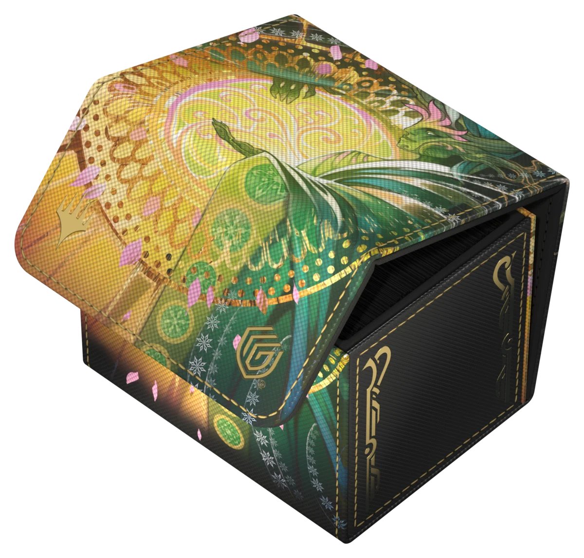 Ultimate Guard – Sidewinder 100+ Xenoskin Deck Box - Magic: The Gathering Secrets of Strixhaven – Veil of Summer