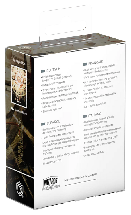 Ultimate Guard – Art Sleeves Standard Size (100) – Magic: The Gathering | "Secrets of Strixhaven" - Armageddon