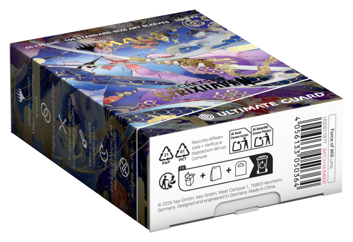 Ultimate Guard – Art Sleeves Standard Size (100) – Magic: The Gathering | "Secrets of Strixhaven" - Force of Will (JPN)