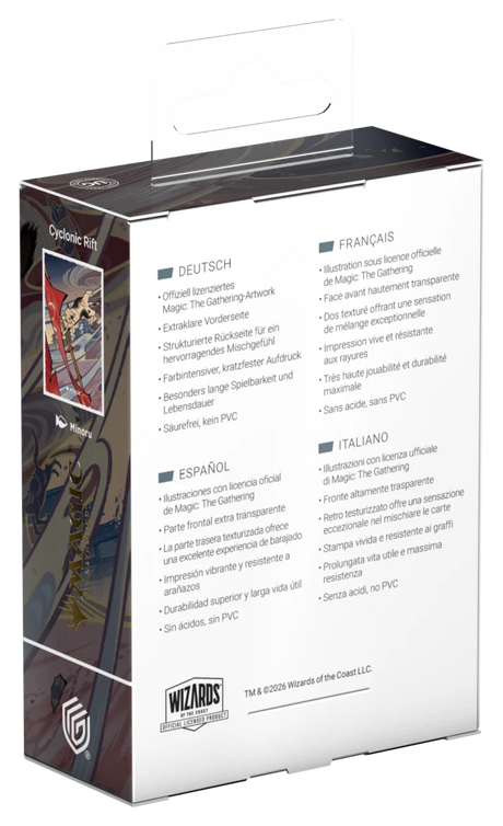 Ultimate Guard – Art Sleeves Standard Size (100) – Magic: The Gathering | "Secrets of Strixhaven" - Cyclonic Rift (JPN)