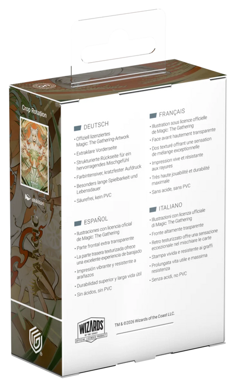 Ultimate Guard – Art Sleeves Standard Size (100) – Magic: The Gathering | "Secrets of Strixhaven" - Crop Rotation (JPN)