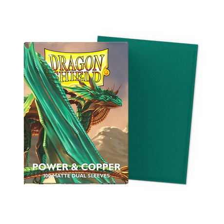 Dragon Shield Matte Dual Sleeves Power & Copper 100 Bustine