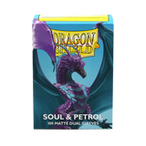 Dragon Shield Matte Dual Sleeves Soul & Petrol 100 Bustine